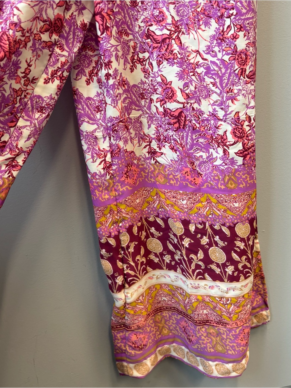 Free People Lavender Floral Boho Jumpsuit Romper - Picture 7 of 13